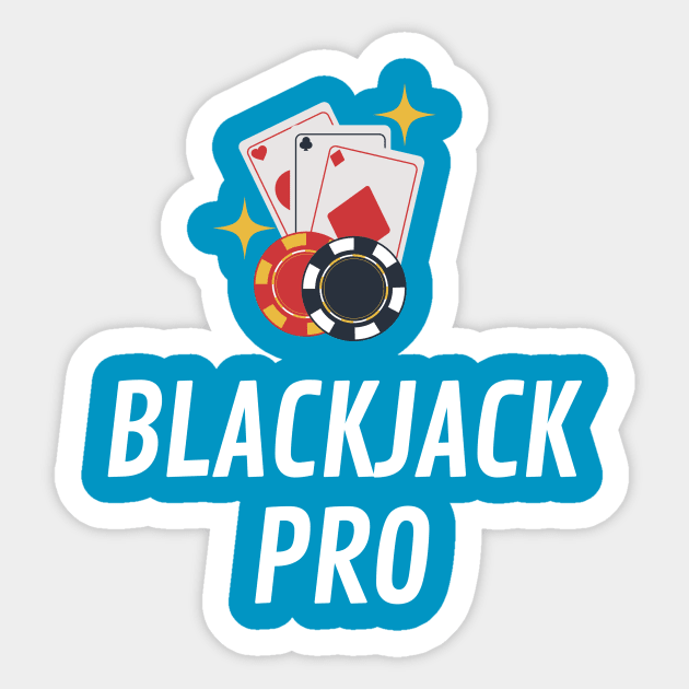 Blackjack Pro Sticker by TeesByTay